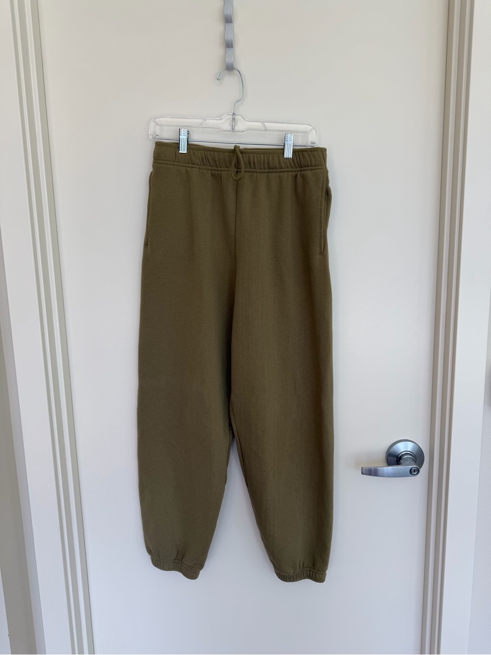 Urban Outfitters Olive Green Wide Leg Jogger Pants